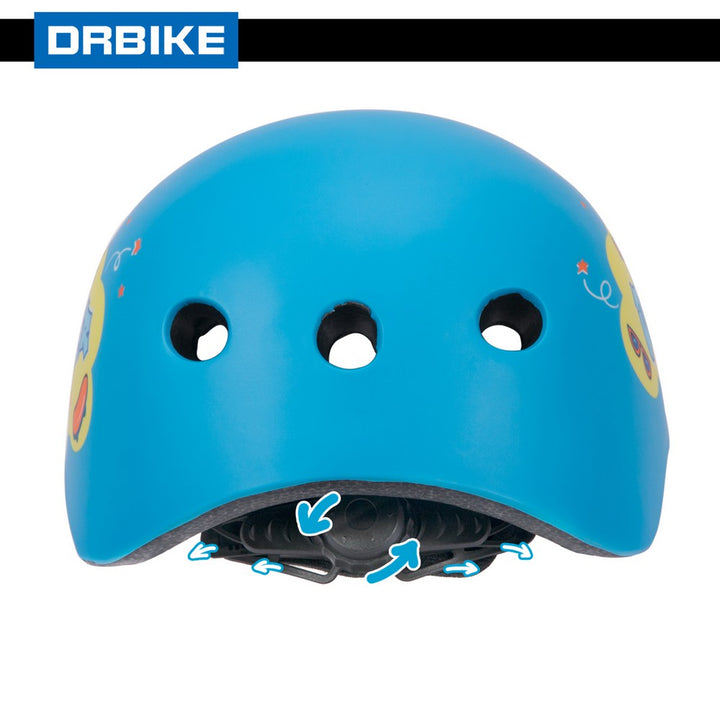 DRBIKE Starry Kids Bike Helmet for Ages 3-8 Boys Girls Blue & Black