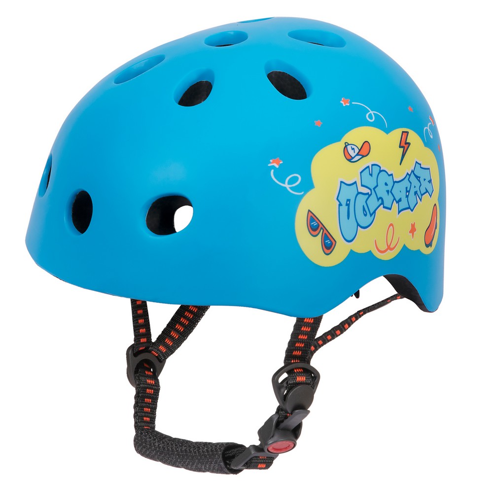 DRBIKE Starry Kids Bike Helmet for Ages 3-8 Boys Girls Blue & Black