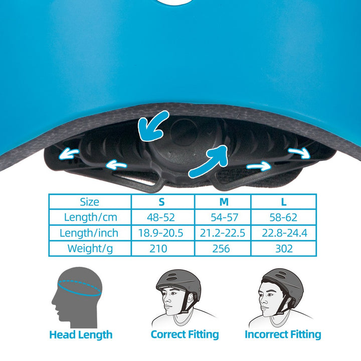 DRBIKE Starry Kids Bike Helmet for Ages 3-8 Boys Girls Blue & Black