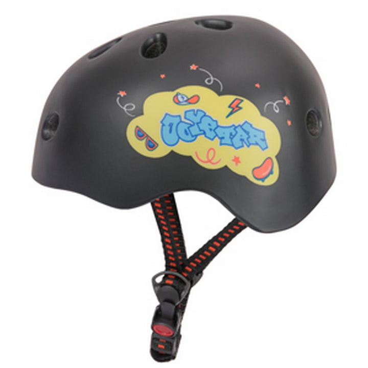DRBIKE Starry Kids Bike Helmet for Ages 3-8 Boys Girls Blue & Black