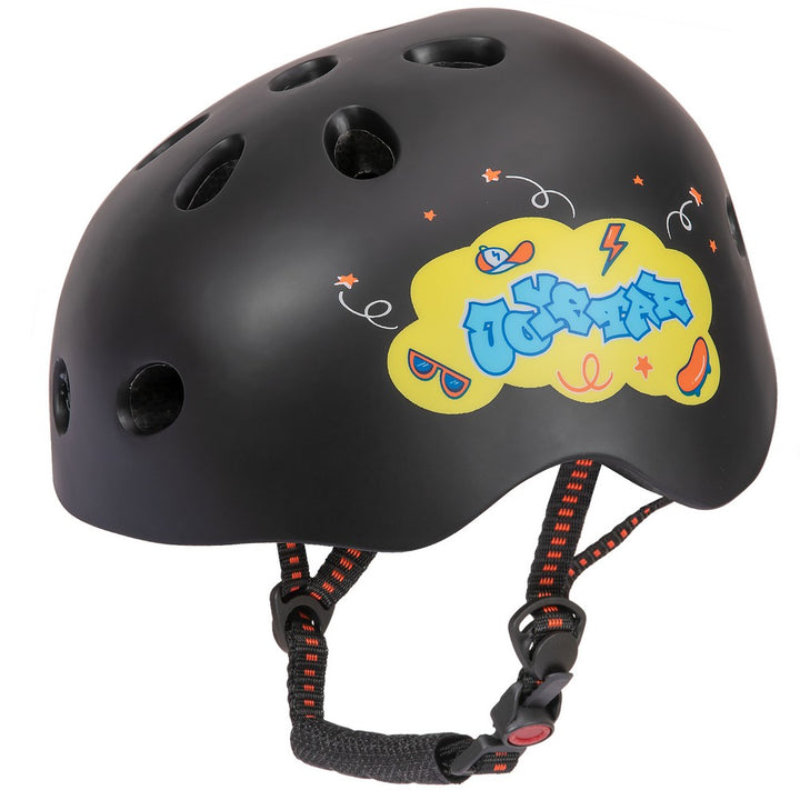 DRBIKE Starry Kids Bike Helmet for Ages 3-8 Boys Girls Blue & Black
