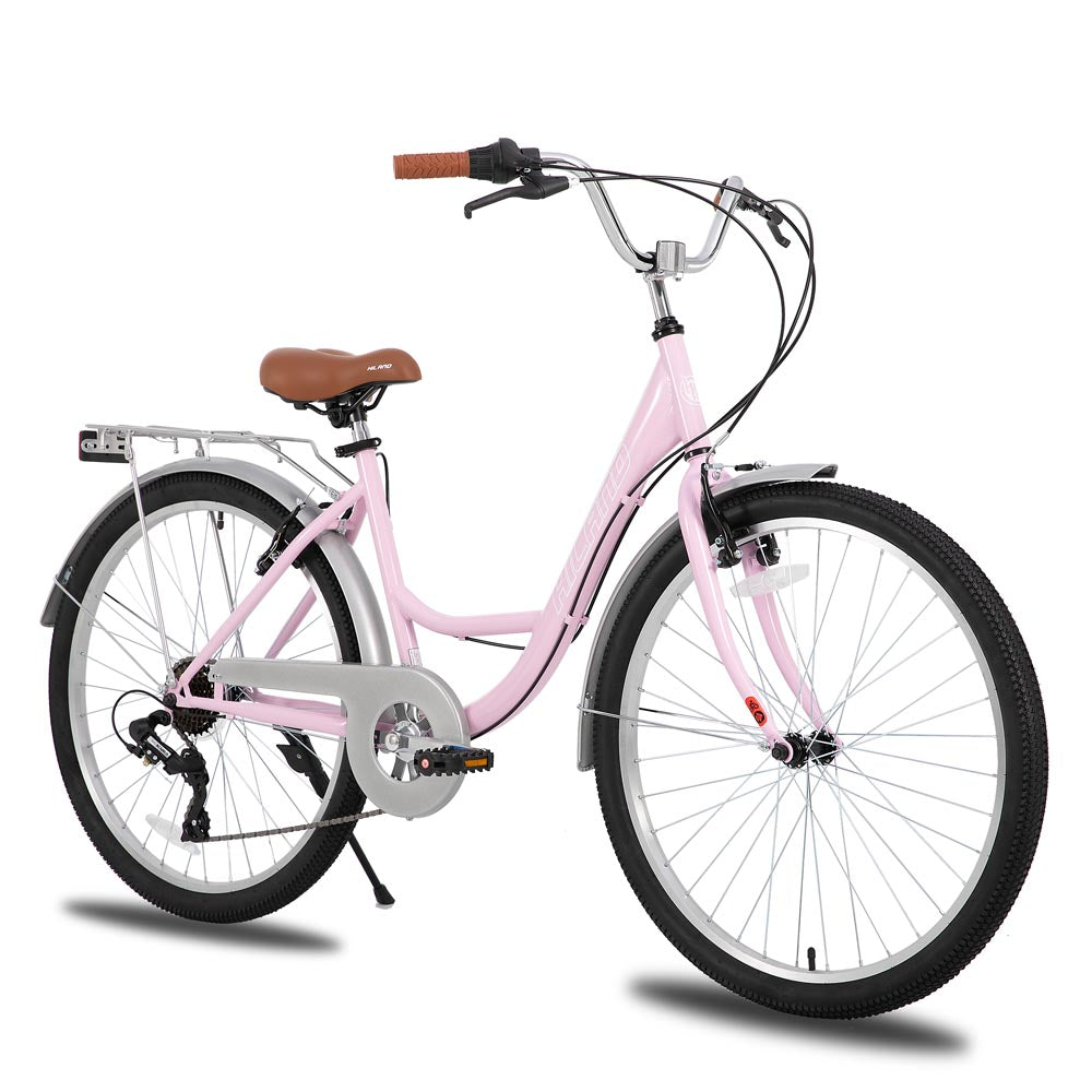HILAND Flare 26 inch Complete Beach Cruiser City Bike for