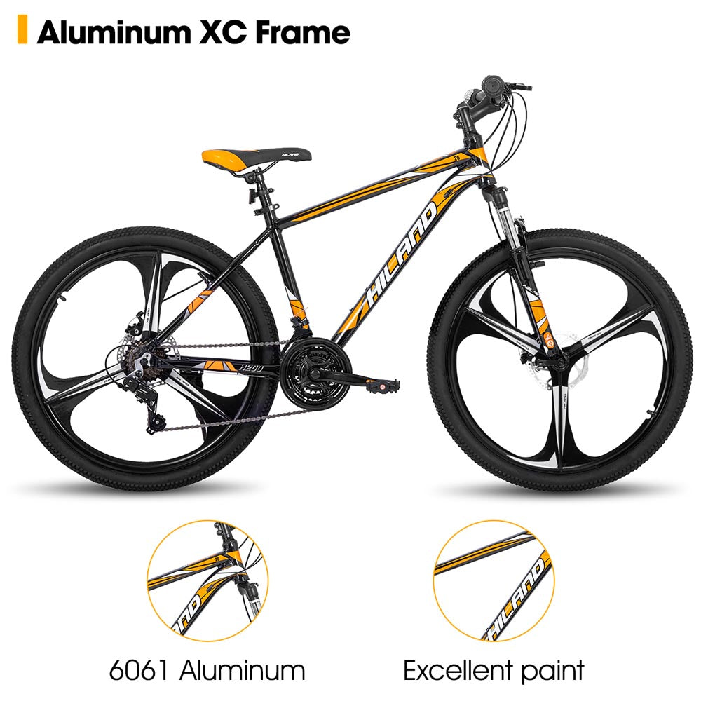 HILAND H200+ | Mountain Bike  21 Speeds Drivetrain Aluminum Frame for Men Women