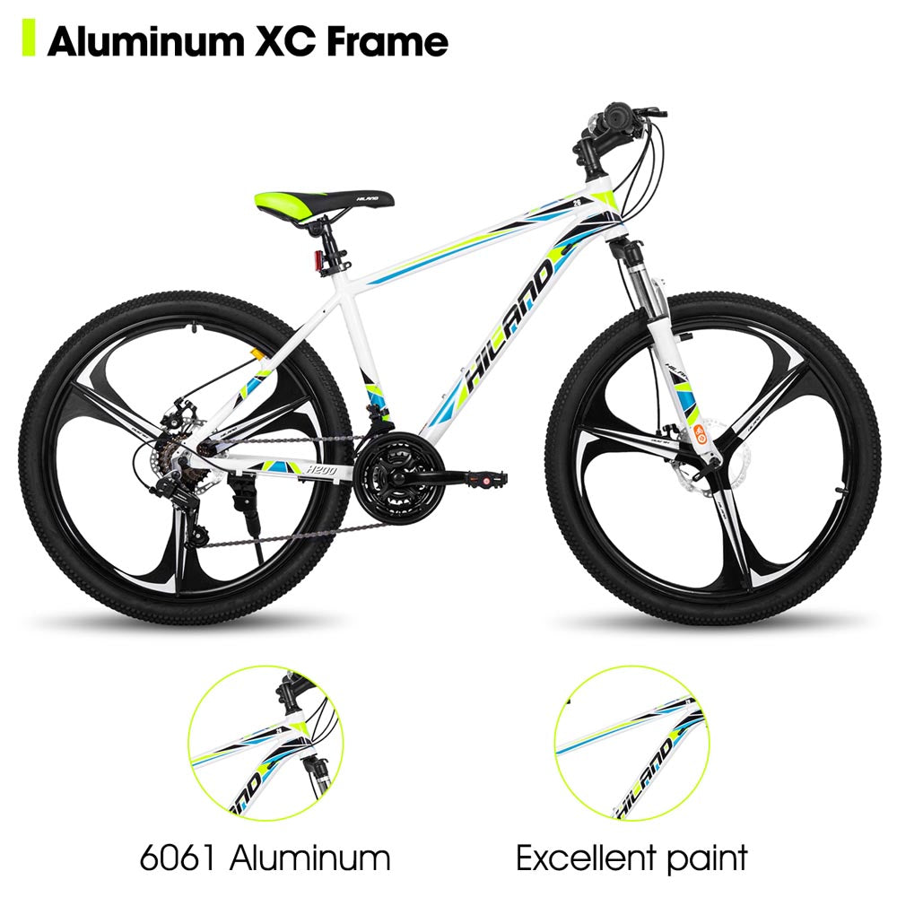 HILAND H200+ | Mountain Bike  21 Speeds Drivetrain Aluminum Frame for Men Women