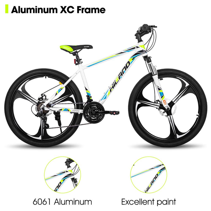 HILAND H200+ | Mountain Bike  21 Speeds Drivetrain Aluminum Frame for Men Women