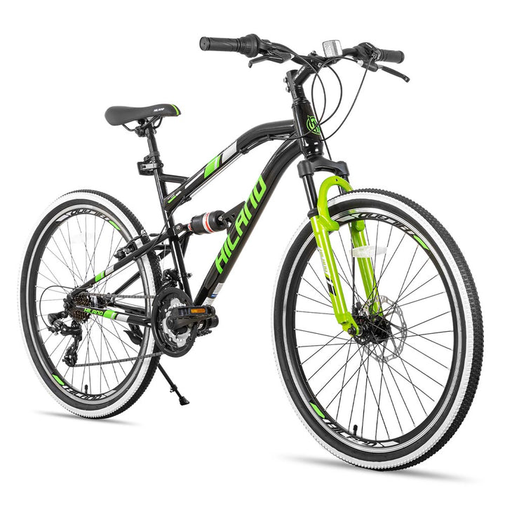 HILAND Generation 26 Inch Mountain Bike Full-Suspension 21 Speeds Drivetrain