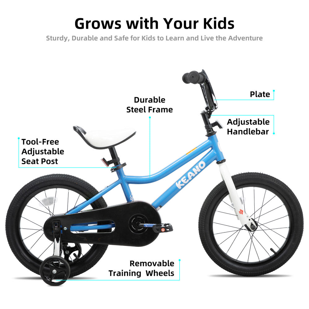 KEANO Lexicon Kids Bike for Boys Girls Ages 3-12 Years Old JOYSTARBIKE