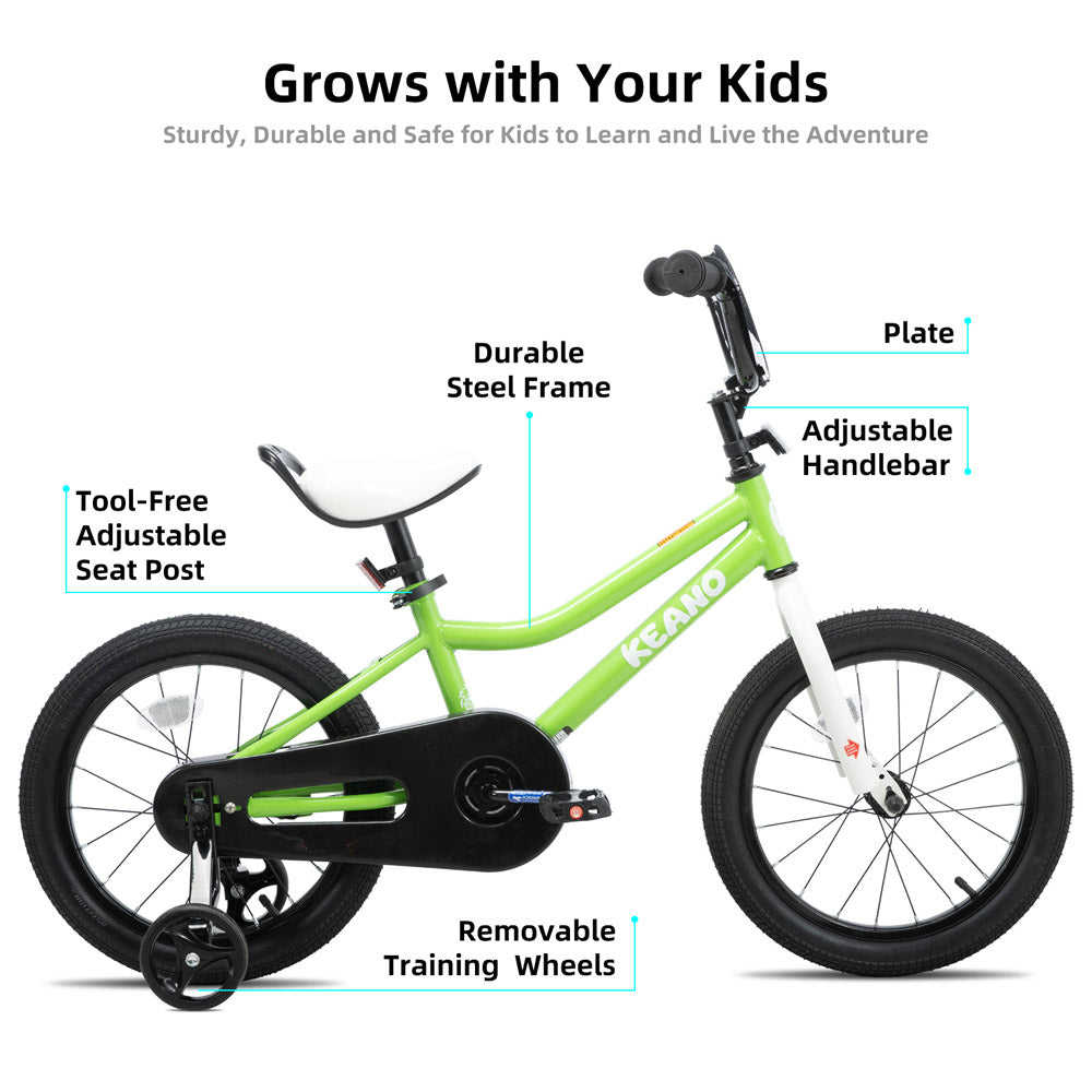 KEANO Lexicon Kids Bike for Boys Girls Ages 3-12 Years Old JOYSTARBIKE