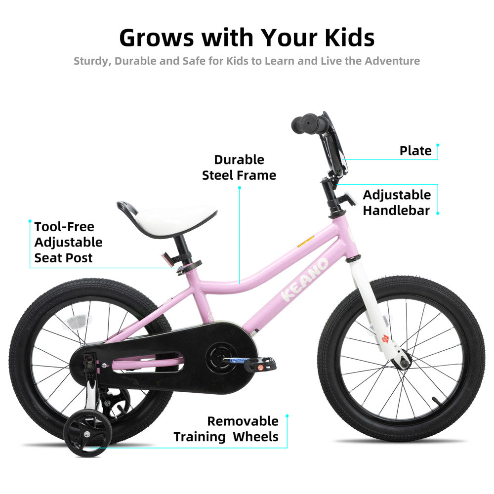 KEANO Lexicon Kids Bike for Boys Girls Ages 3-12 Years Old JOYSTARBIKE