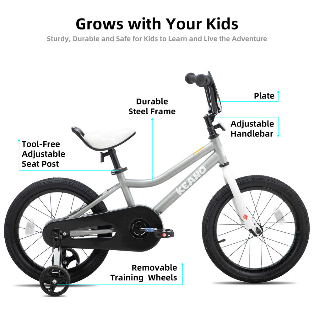 KEANO Lexicon Kids Bike for Boys Girls Ages 3-12 Years Old JOYSTARBIKE