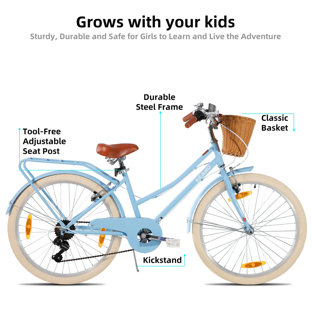 KEANO Poppy 20/24 Inch Children's Bicycle for Girls JOYSTARBIKE