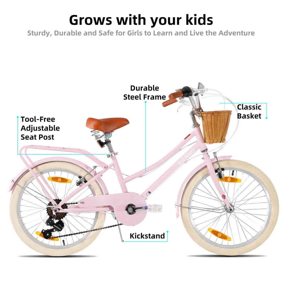 KEANO Poppy 20/24 Inch Children's Bicycle for Girls JOYSTARBIKE
