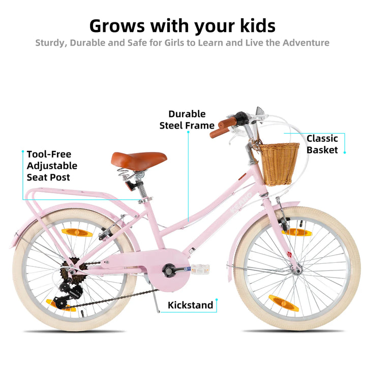 KEANO Poppy 20/24 Inch Children's Bicycle for Girls JOYSTARBIKE