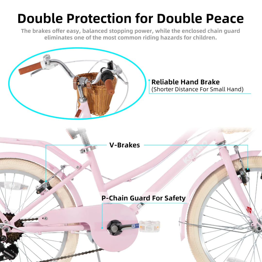 KEANO Poppy 20/24 Inch Children's Bicycle for Girls JOYSTARBIKE
