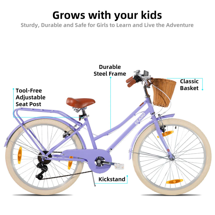 KEANO Poppy 20/24 Inch Children's Bicycle for Girls JOYSTARBIKE