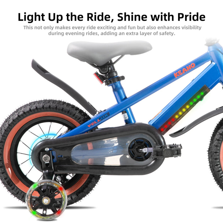KEANO Vellux 12 16 20 Inch Kids Bike with Training Wheels KEANO