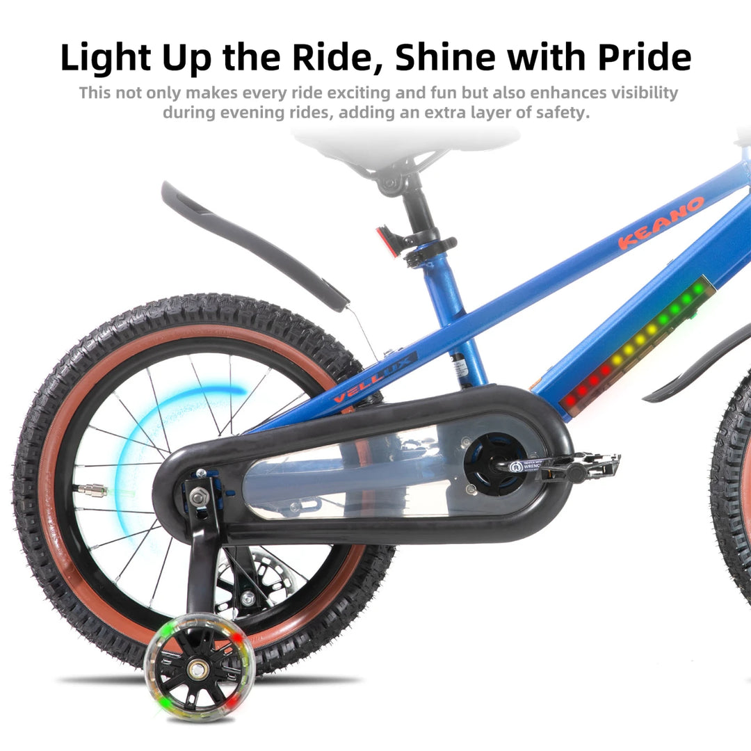 KEANO Vellux 12 16 20 Inch Kids Bike with Training Wheels KEANO