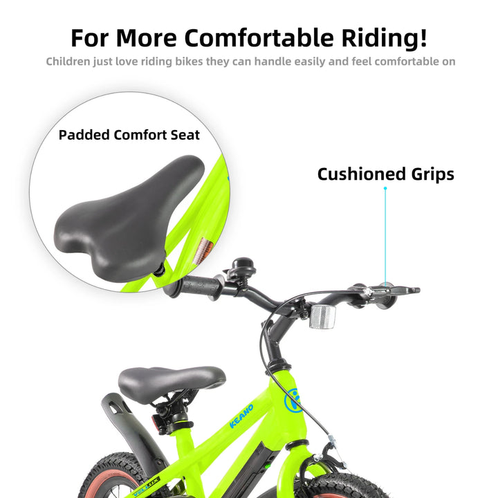 KEANO Vellux 12 16 20 Inch Kids Bike with Training Wheels KEANO