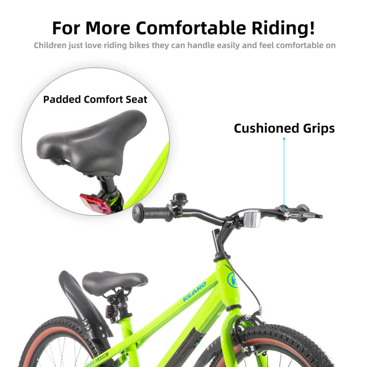 KEANO Vellux 12 16 20 Inch Kids Bike with Training Wheels KEANO