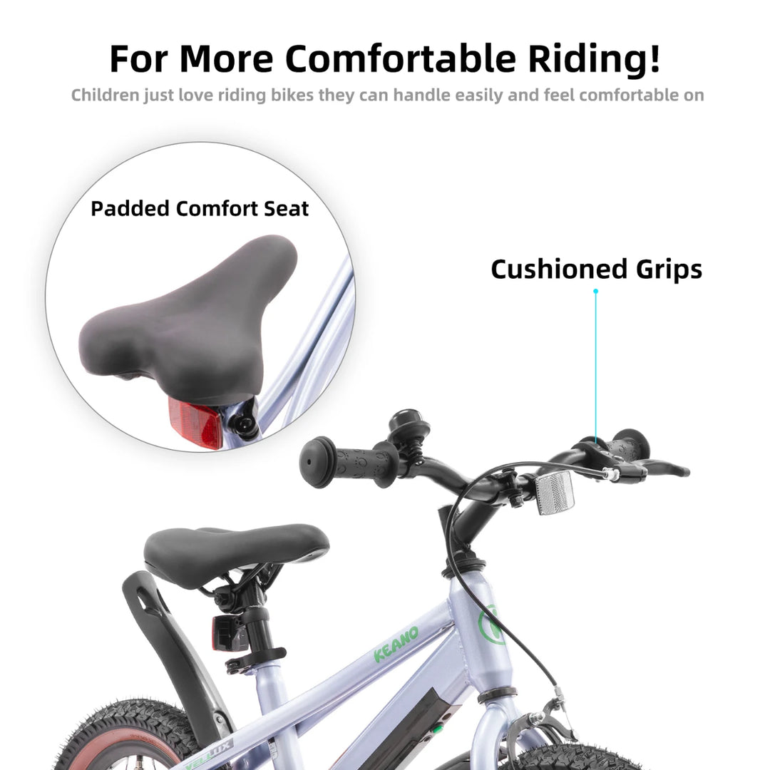 KEANO Vellux 12 16 20 Inch Kids Bike with Training Wheels KEANO