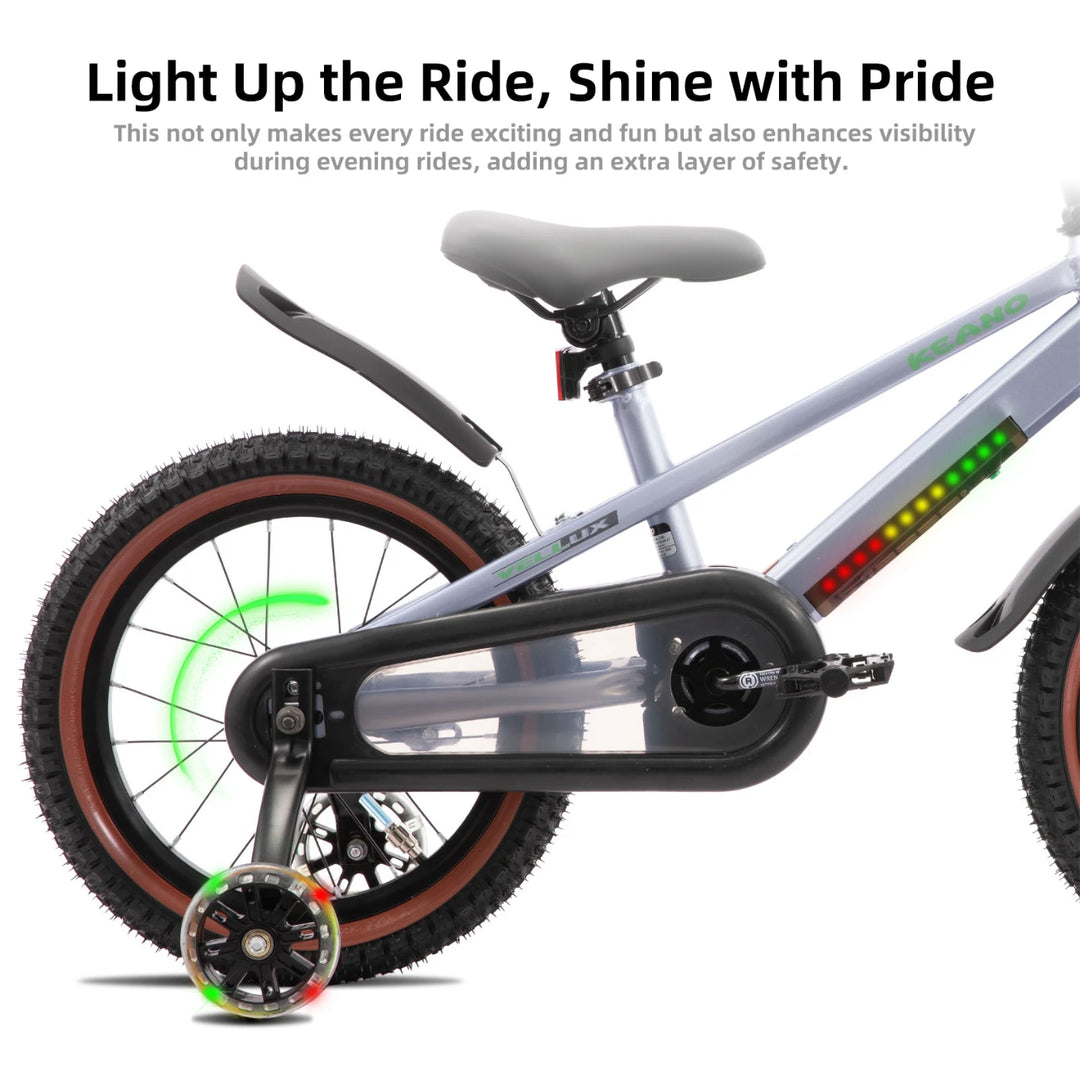 KEANO Vellux 12 16 20 Inch Kids Bike with Training Wheels KEANO