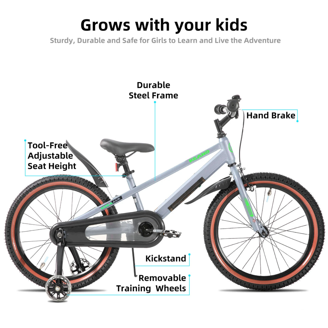 KEANO Vellux 12 16 20 Inch Kids Bike with Training Wheels KEANO