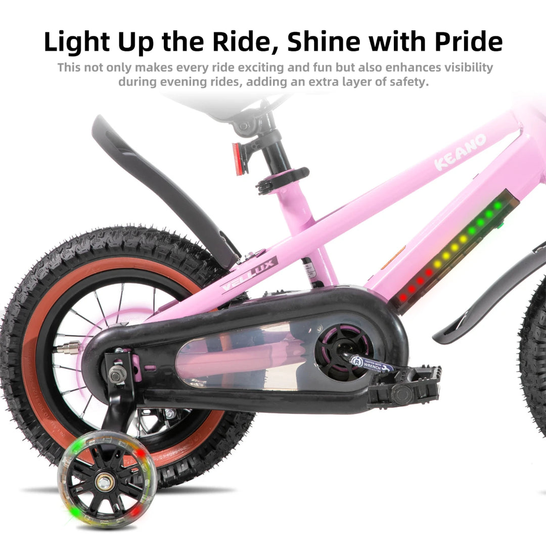 KEANO Vellux 12 16 20 Inch Kids Bike with Training Wheels KEANO