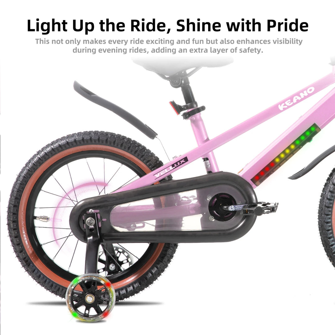 KEANO Vellux 12 16 20 Inch Kids Bike with Training Wheels KEANO