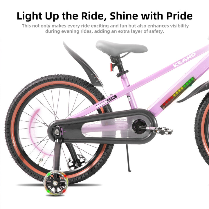 KEANO Vellux 12 16 20 Inch Kids Bike with Training Wheels KEANO