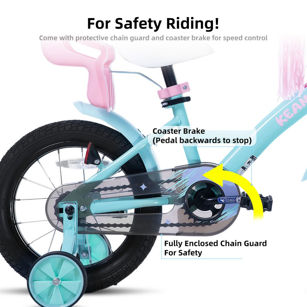 KEANO Zinnia Girls Bike with Doll Seat