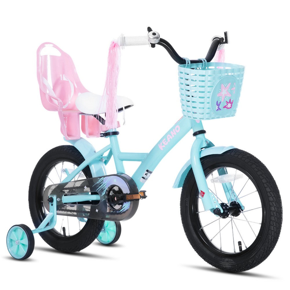 KEANO Zinnia Girls Bike with Doll Seat