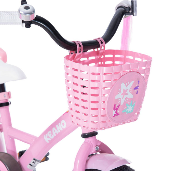 KEANO Zinnia Girls Bike with Doll Seat