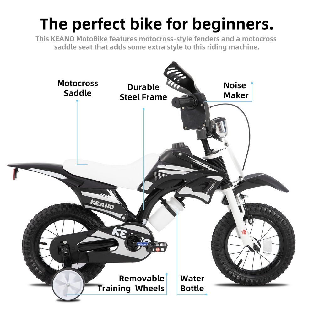 KEANO Motocross Style Kids Bike for Boys Girls KEANO
