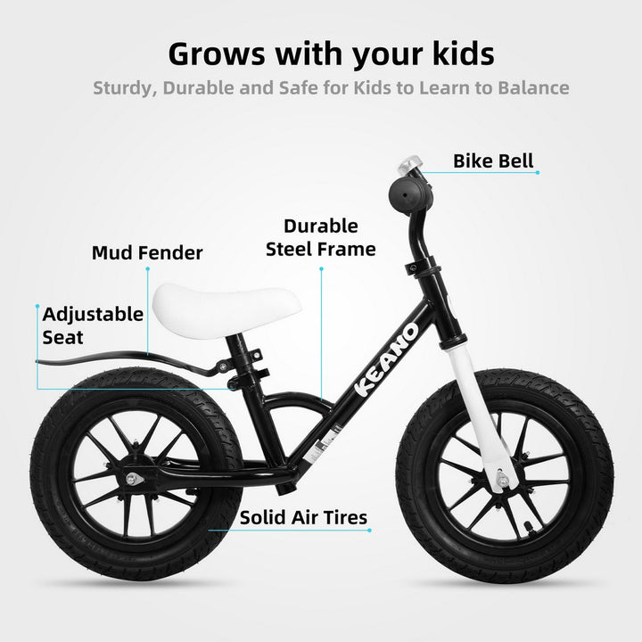 JOYSTAR Colorful Lighting Balance Bike 2-5 Year Old - JOYSTARBIKE