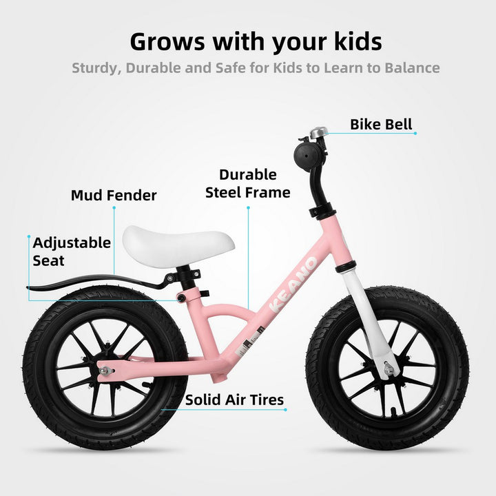 JOYSTAR Colorful Lighting Balance Bike 2-5 Year Old - JOYSTARBIKE