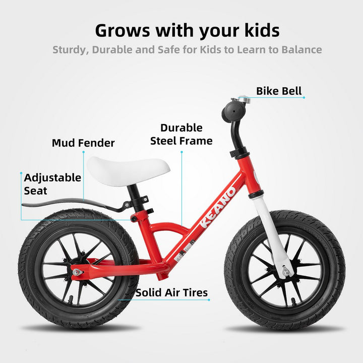 JOYSTAR Colorful Lighting Balance Bike 2-5 Year Old - JOYSTARBIKE