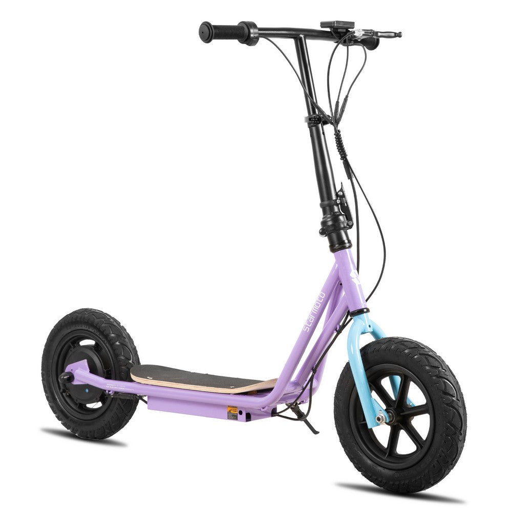 JOYSTAR Salem Electric Scooter for Kids Ages 6-12 Gray / 12 Inch Spoked Wheels