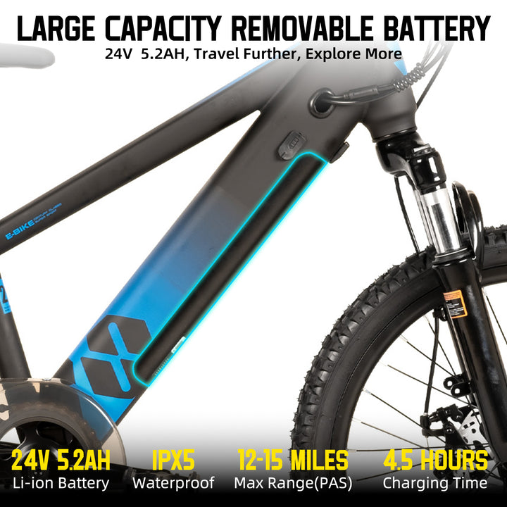 JOYSTAR 20 24 Inch Electric Bike for Kids & Teenagers EU JOYSTAR BIKE EU