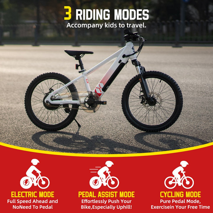 JOYSTAR 20 Inch Electric Bike for Kids & Teenagers WT