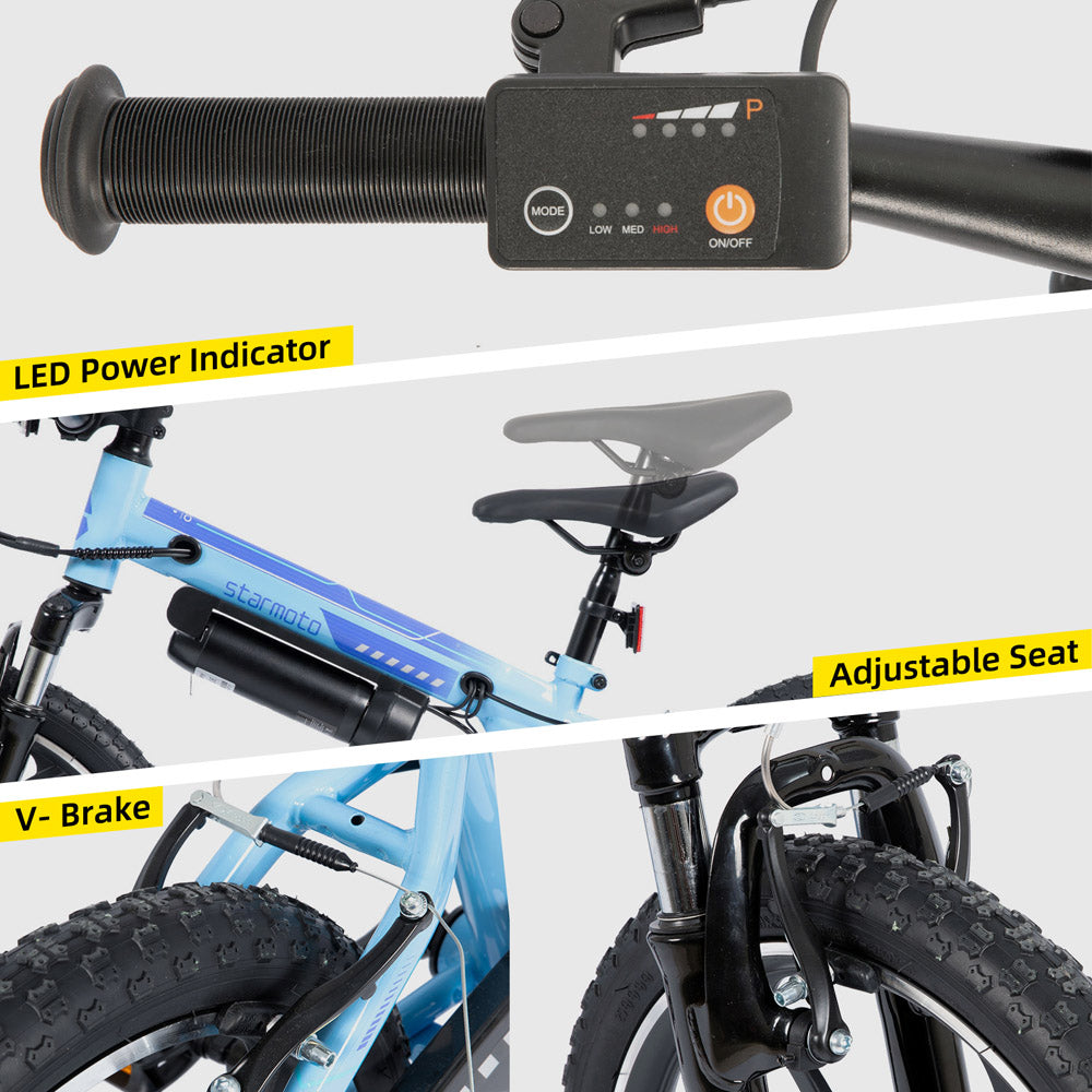 JOYSTAR Radspur 20 Inch Kids Electric Bike Perfect for Ages 7+ JOYSTAR