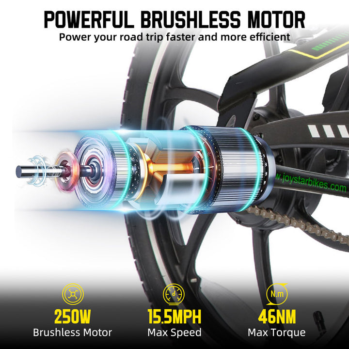 JOYSTAR Radspur 20 Inch Kids Electric Bike Perfect for Ages 7+ JOYSTAR