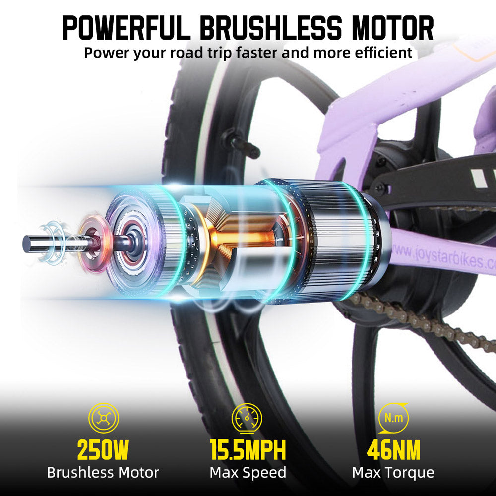 JOYSTAR Radspur 20 Inch Kids Electric Bike Perfect for Ages 7+ JOYSTAR