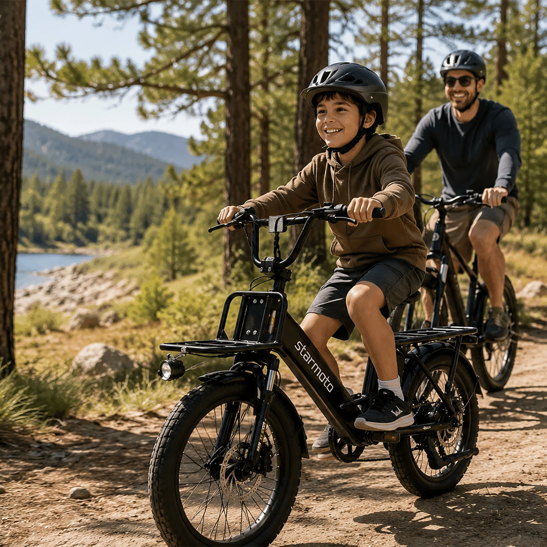 JOYSTAR STARMOTO Lumation 20 Inch Electric Bike for Teenagers & Adults