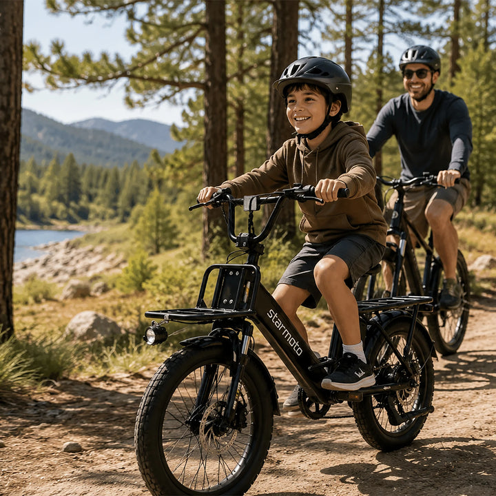 JOYSTAR STARMOTO Lumation 20 Inch Electric Bike for Teenagers & Adults