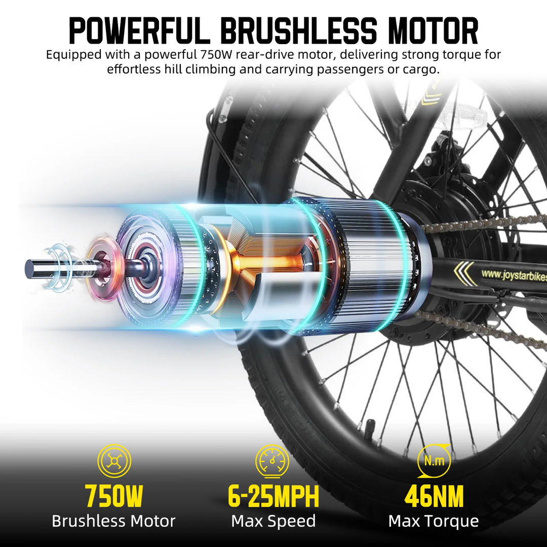 JOYSTAR STARMOTO Lumation 20 Inch Electric Bike for Teenagers & Adults