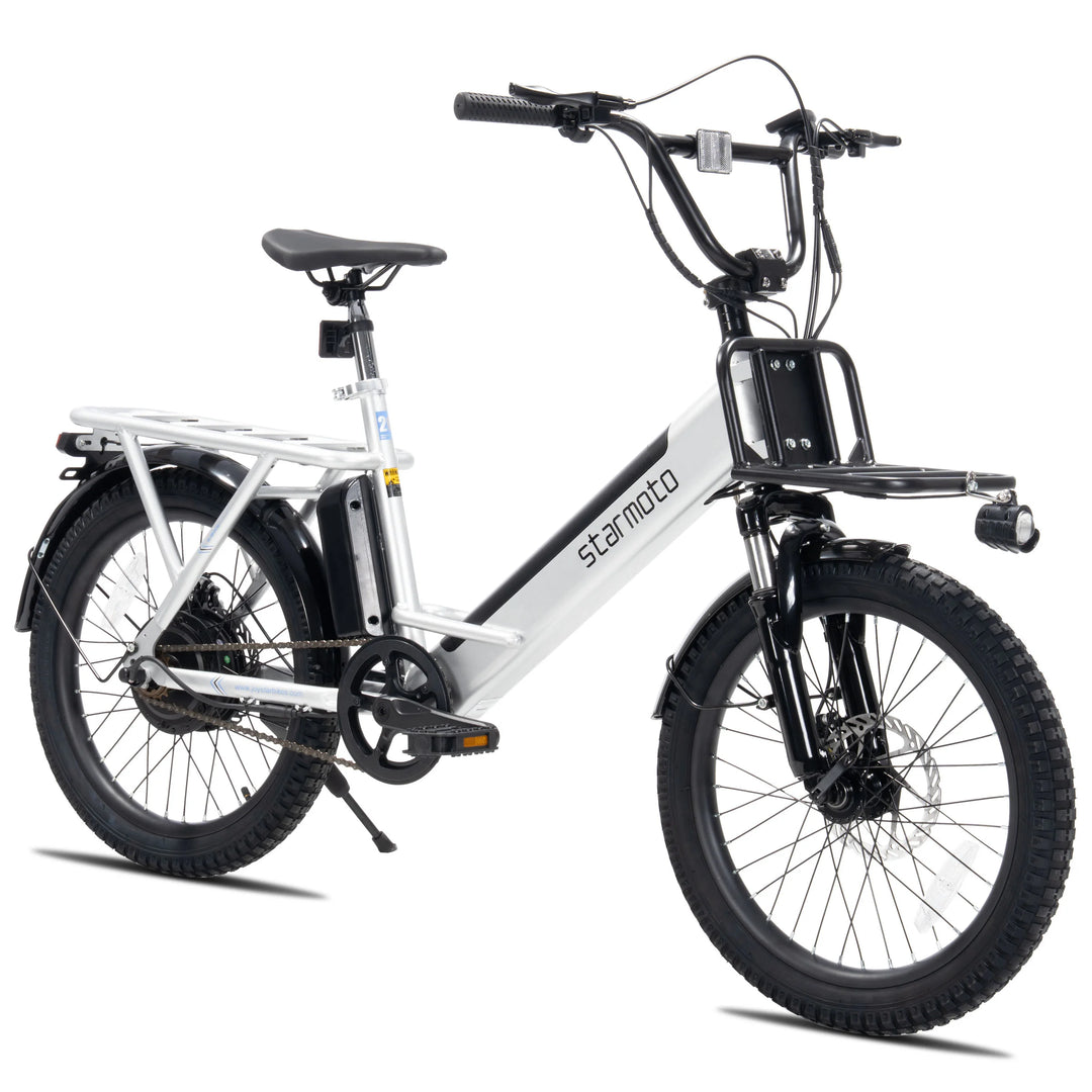 JOYSTAR STARMOTO Lumation 20 Inch Electric Bike for Teenagers & Adults
