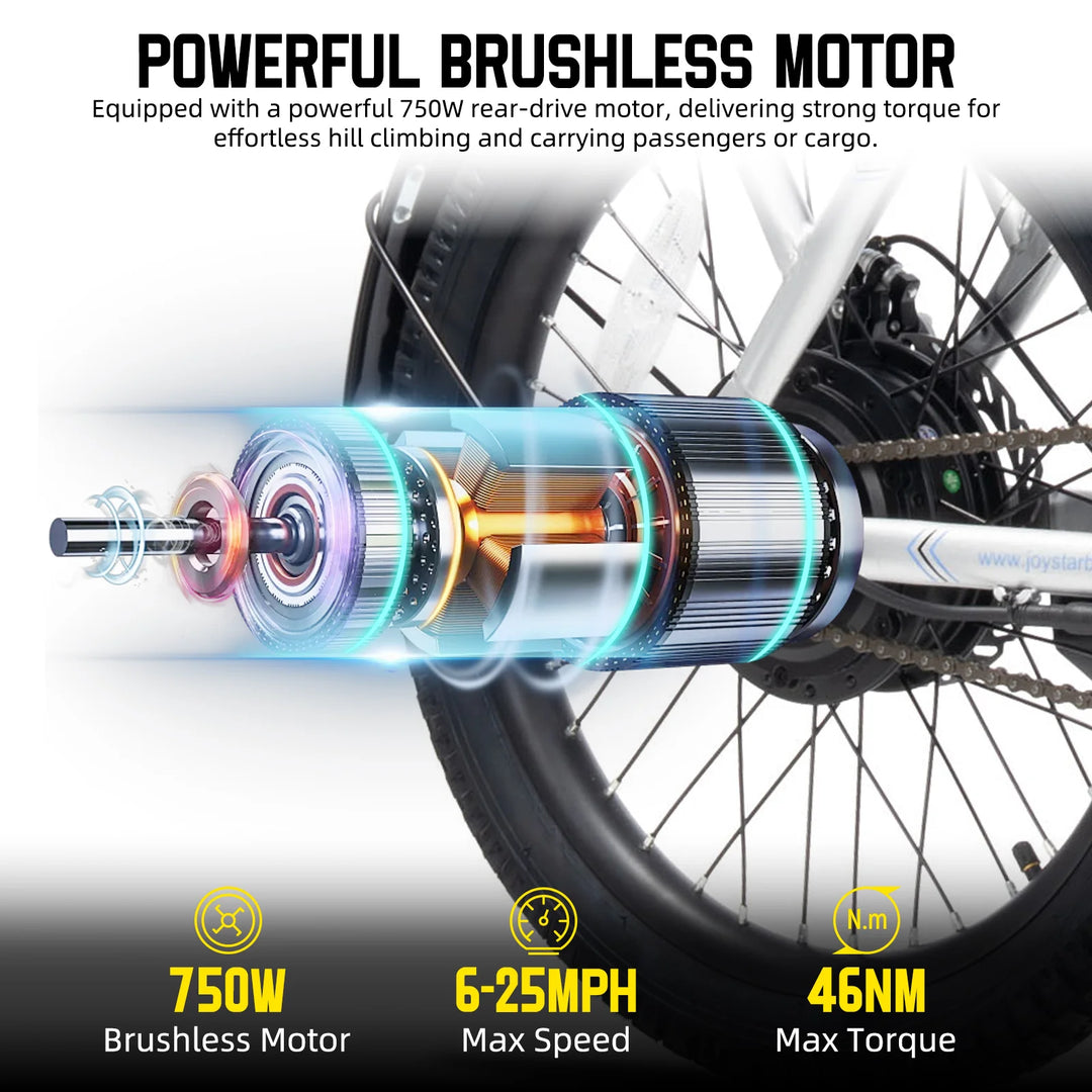 JOYSTAR STARMOTO Lumation 20 Inch Electric Bike for Teenagers & Adults