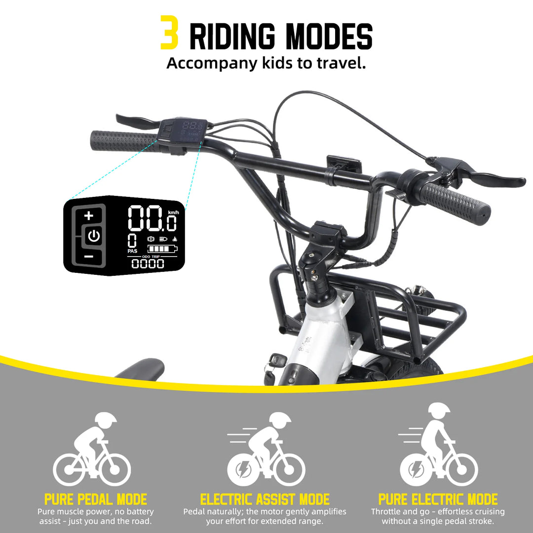 JOYSTAR STARMOTO Lumation 20 Inch Electric Bike for Teenagers & Adults