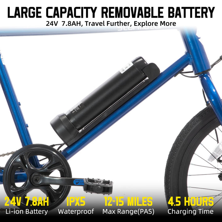 STARMOTO Richmond 20 Inch Kids Electric Bike JOYSTAR