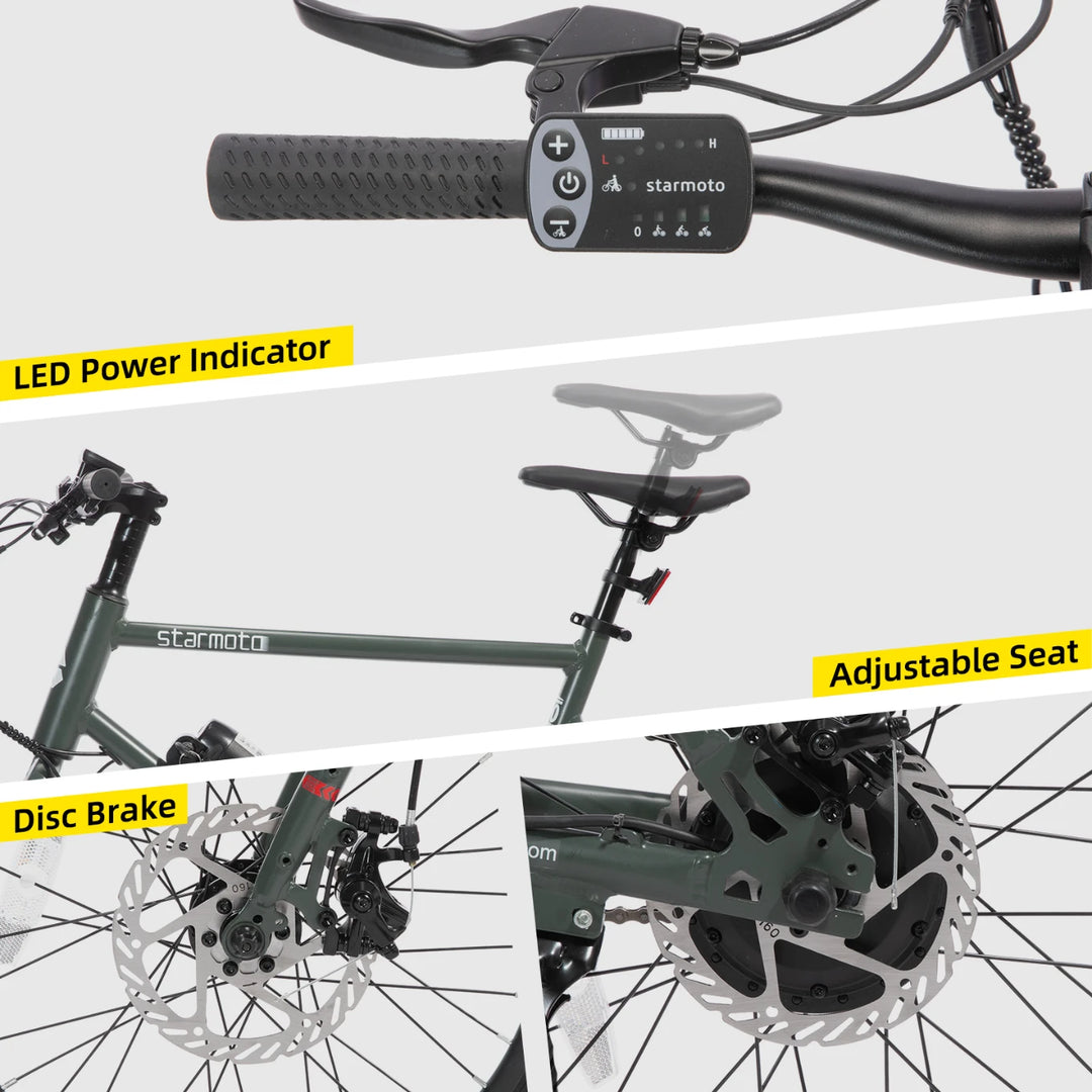 STARMOTO Richmond 20 Inch Kids Electric Bike JOYSTAR